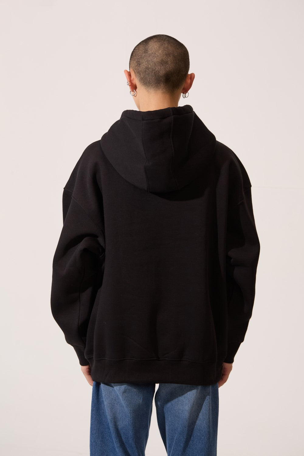 Men’s Draw Cord Hood Oversize Hoodie