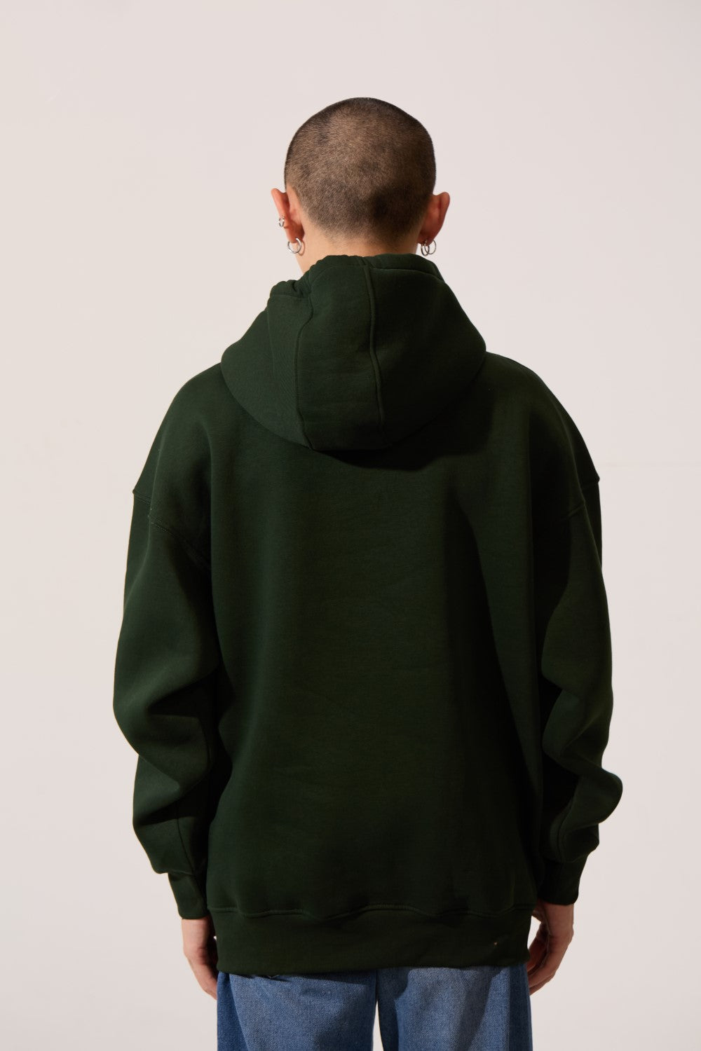 Men’s Draw Cord Hood Oversize Hoodie
