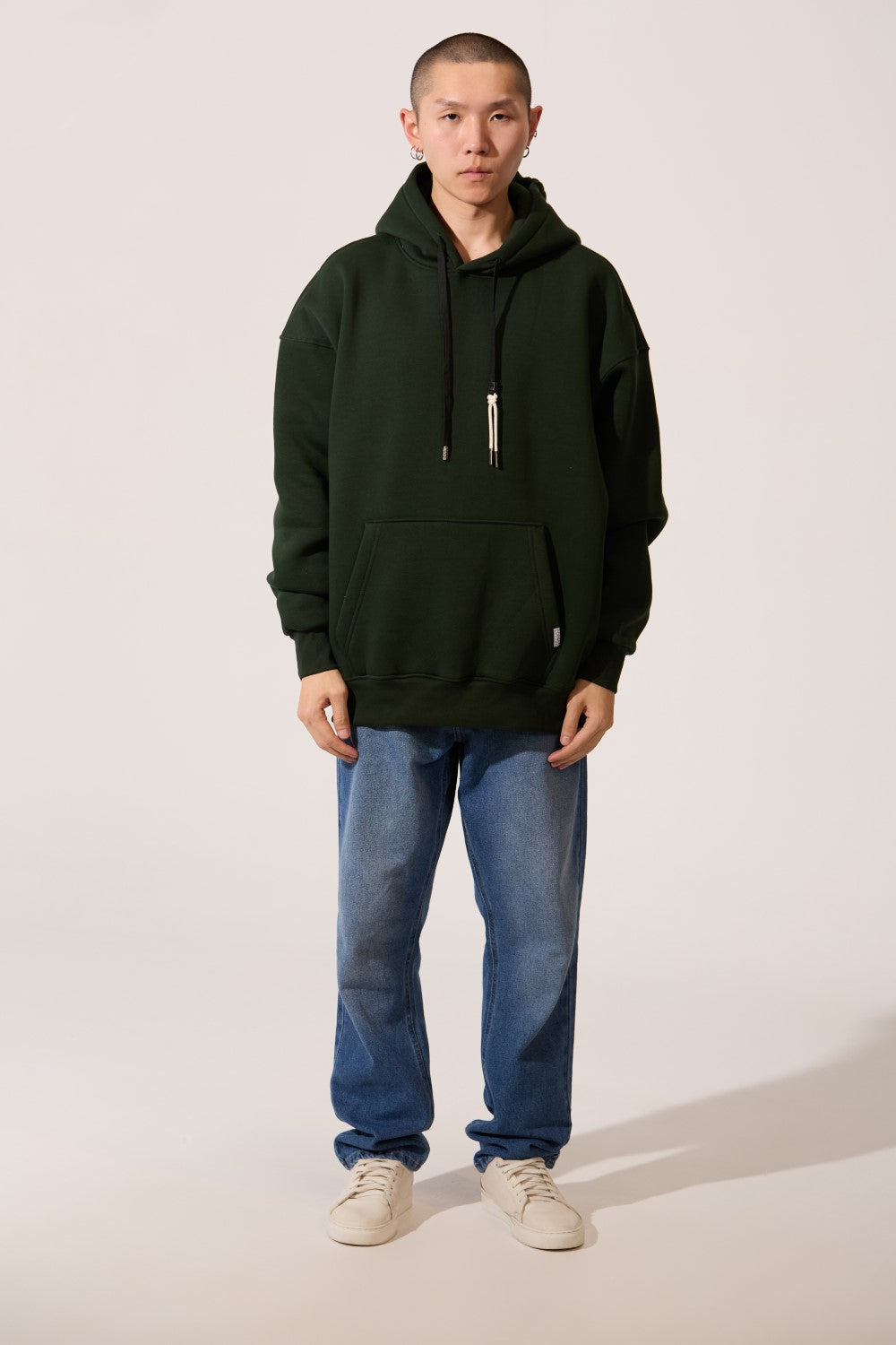 Men’s Draw Cord Hood Oversize Hoodie