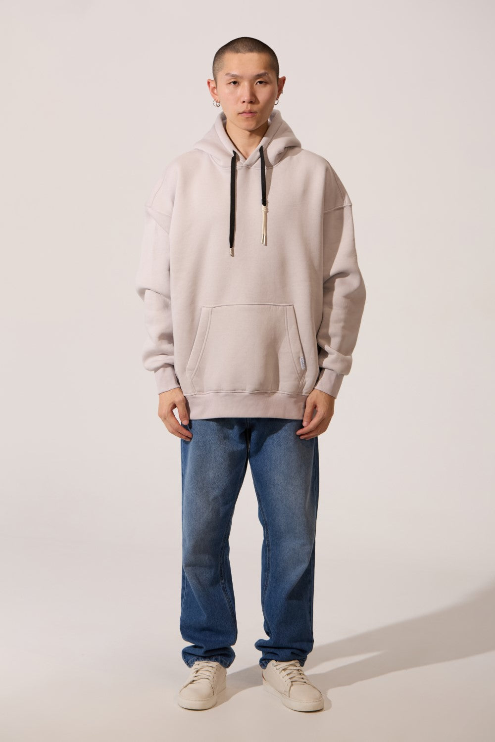 Men’s Draw Cord Hood Oversize Hoodie