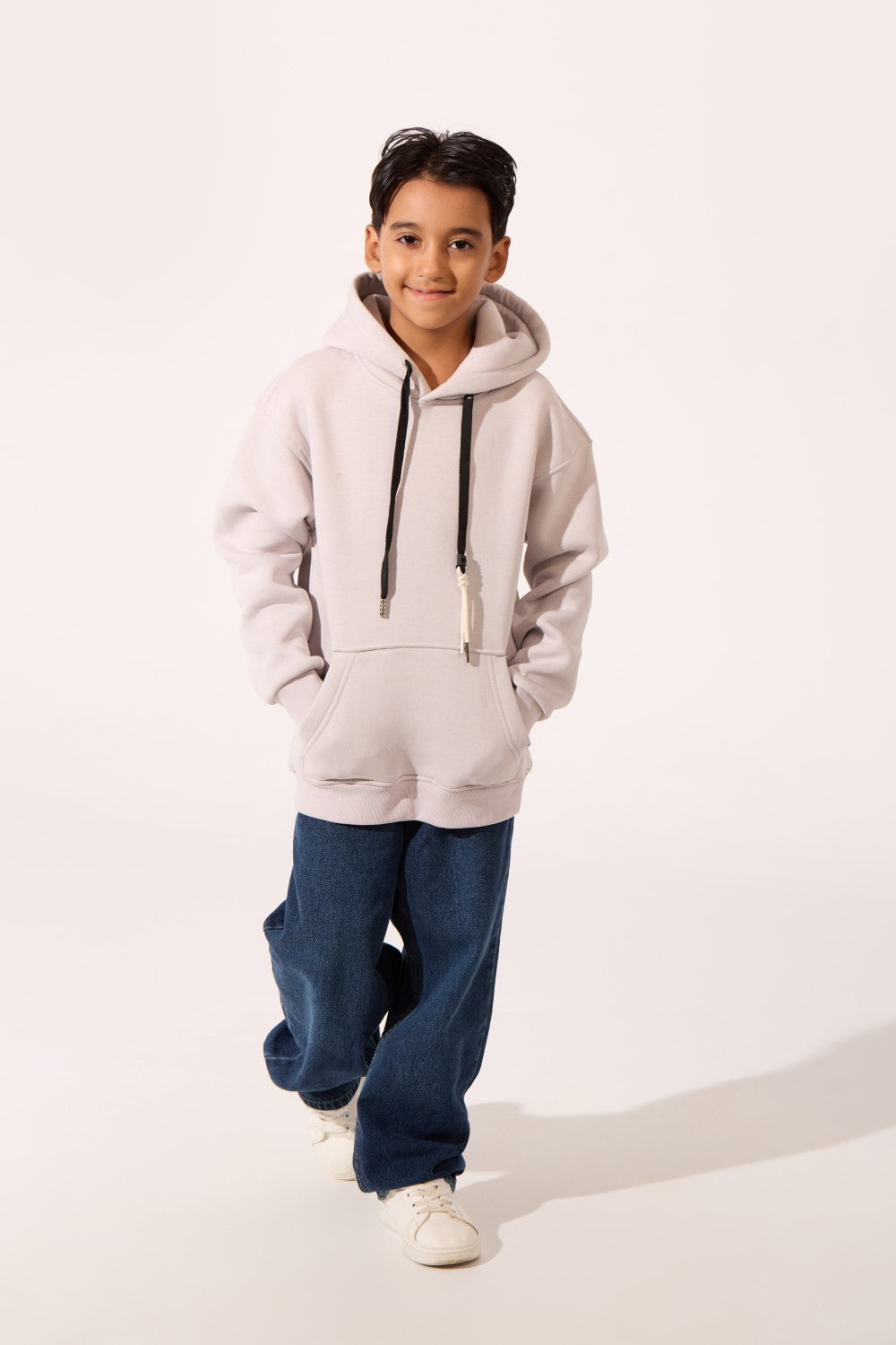 Oversized Plain Boy's Hoodie