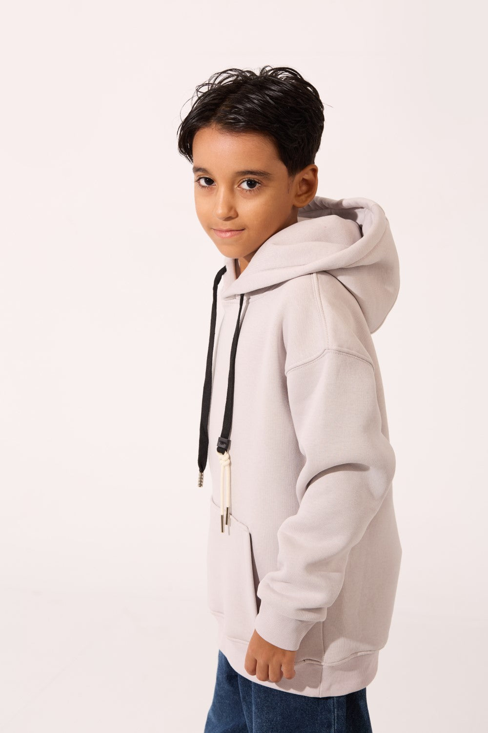 Oversized Plain Boy's Hoodie