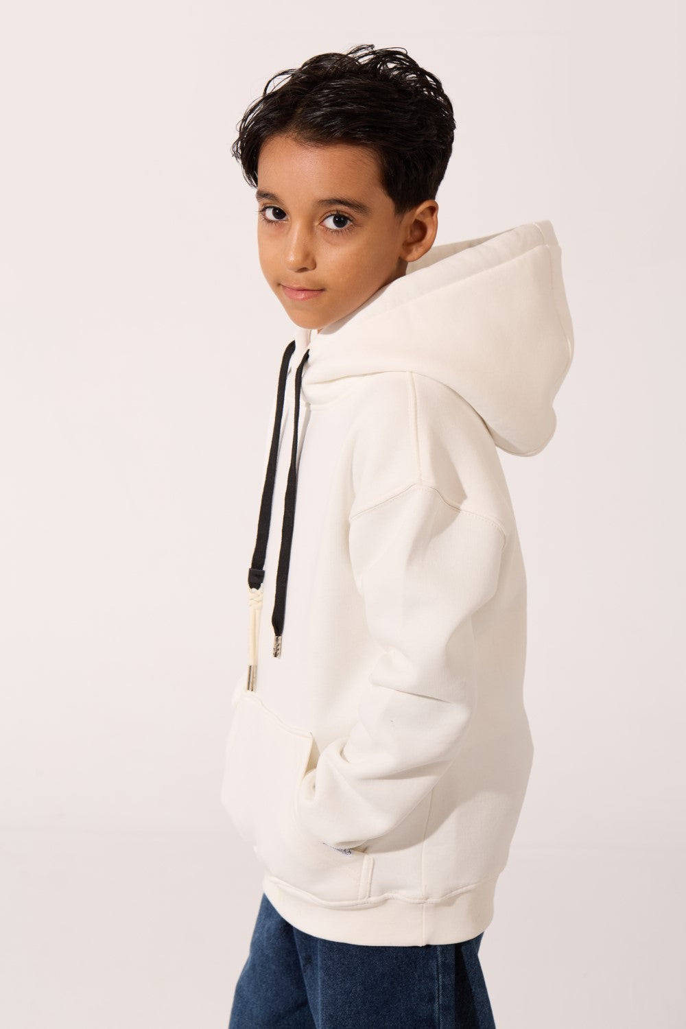 Oversized Plain Boy's Hoodie