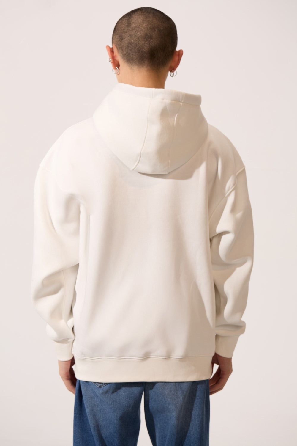 Men’s Draw Cord Hood Oversize Hoodie