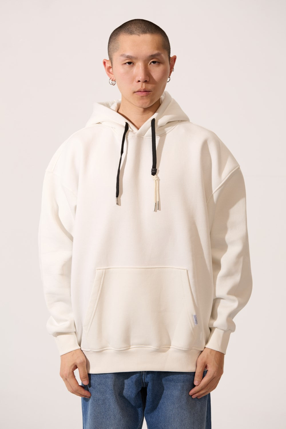 Men’s Draw Cord Hood Oversize Hoodie