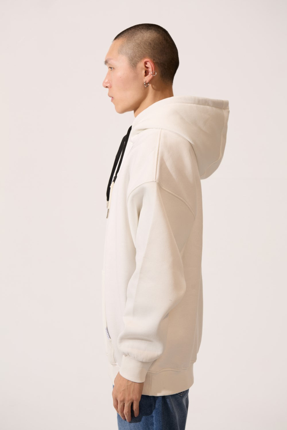 Men’s Draw Cord Hood Oversize Hoodie