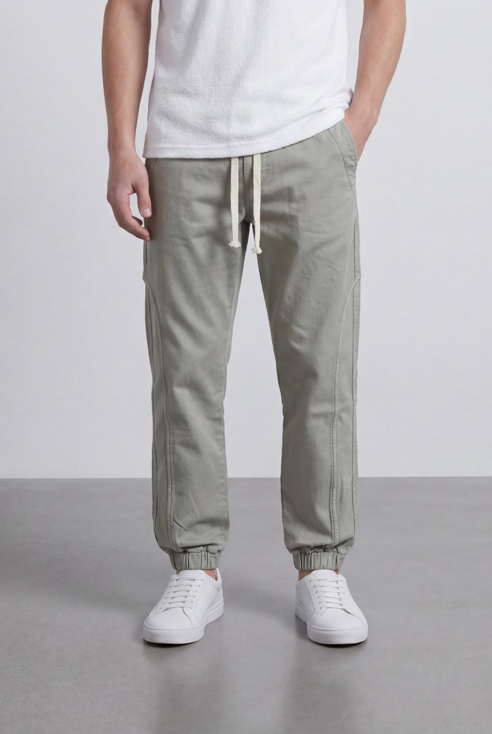 Men’s Jogger Pants Drawstring Waist Tapered Fit Casual Everyday Style
