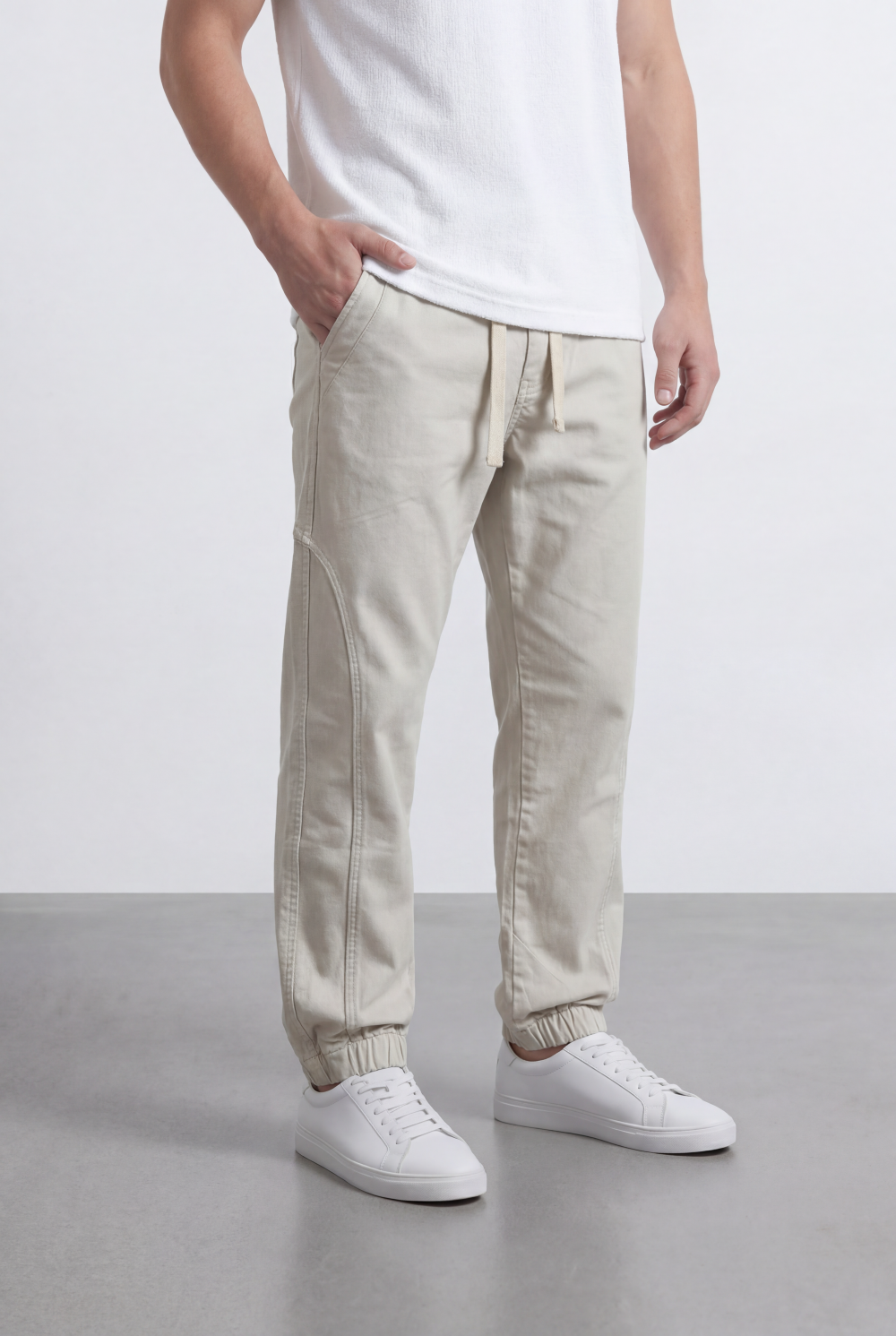 Men’s Jogger Pants Drawstring Waist Tapered Fit Casual Everyday Style
