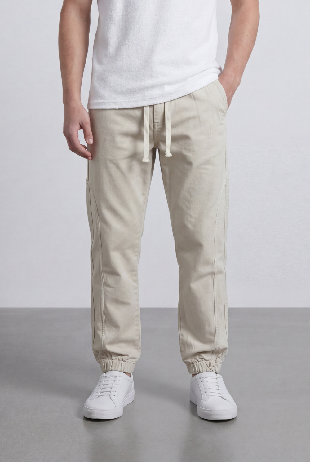 Men’s Jogger Pants Drawstring Waist Tapered Fit Casual Everyday Style
