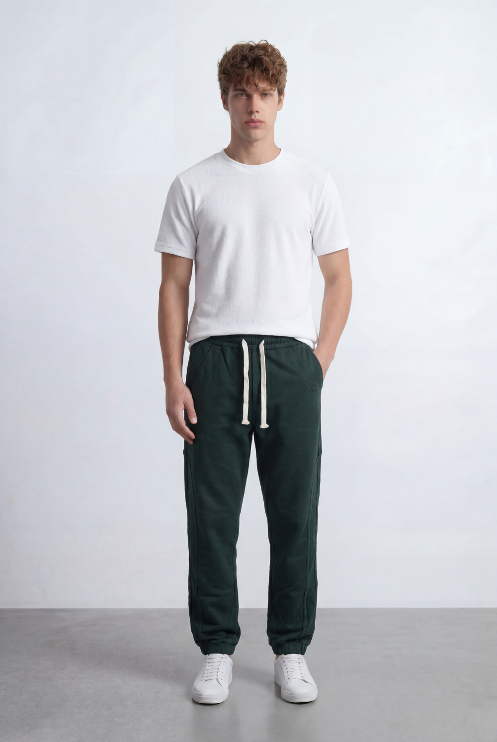 Men’s Jogger Pants Drawstring Waist Tapered Fit Casual Everyday Style