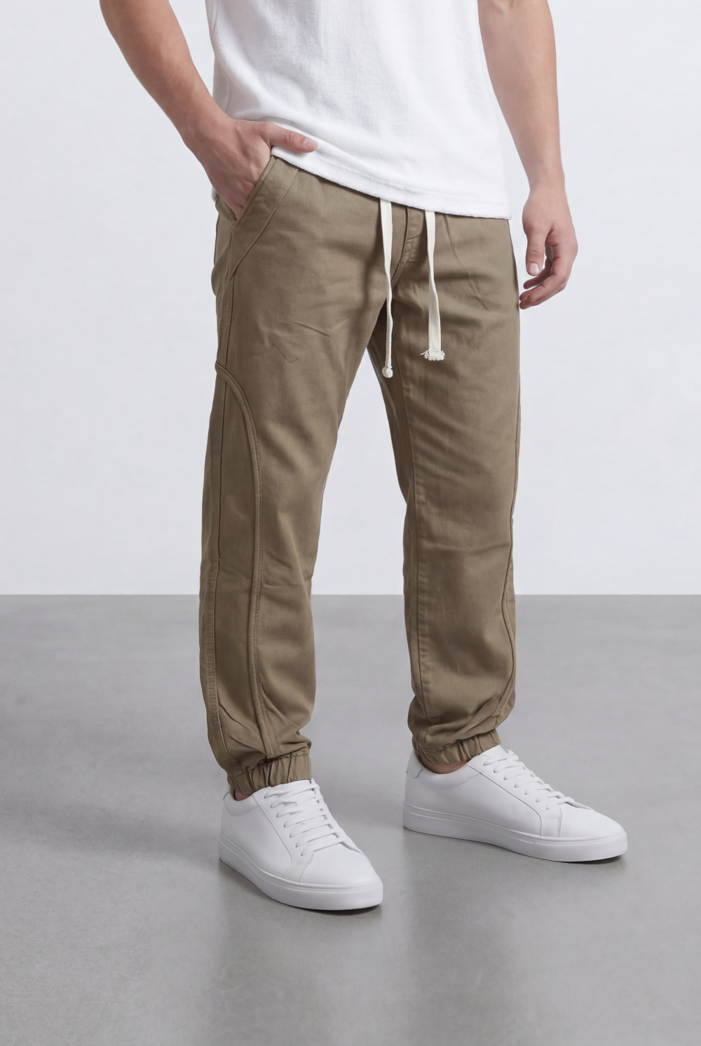 Men’s Jogger Pants Drawstring Waist Tapered Fit Casual Everyday Style
