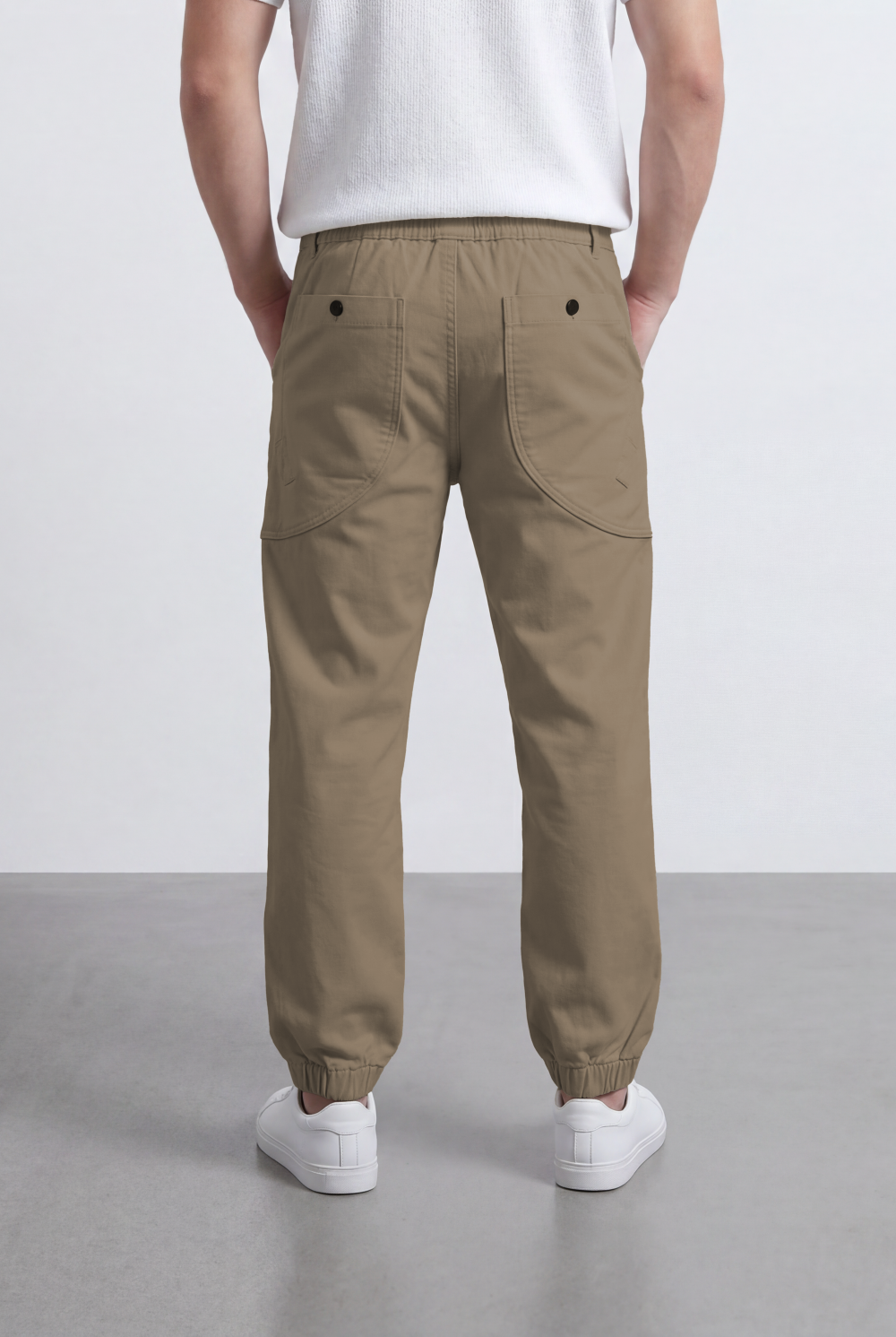 Men’s Jogger Pants Drawstring Waist Tapered Fit Casual Everyday Style