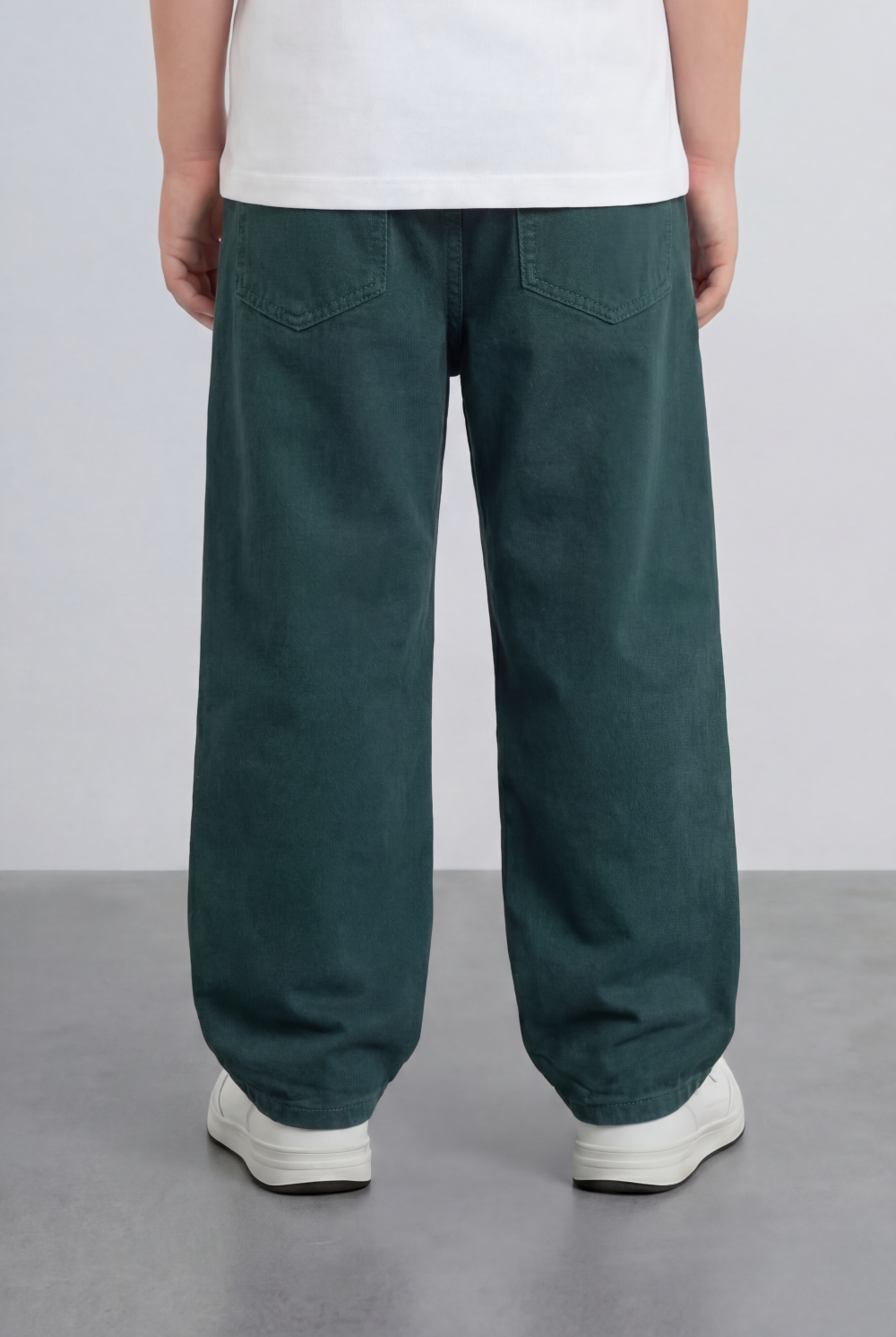 Boy's Relaxed Jogger Jeans Pants Washed Fabric