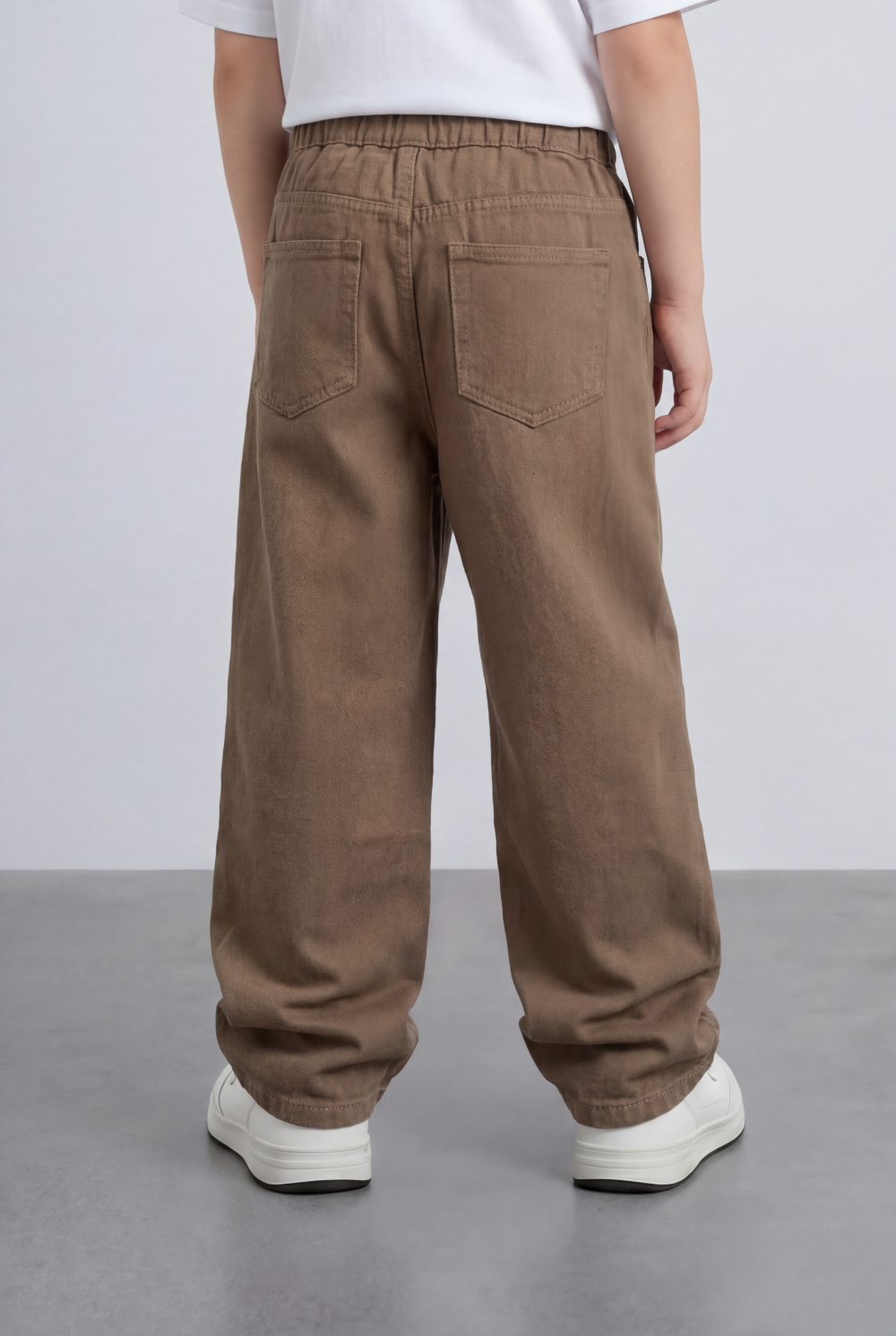 Boy's Relaxed Jogger Jeans Pants Washed Fabric