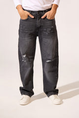 Men’s Denim Distressed Rip Pants