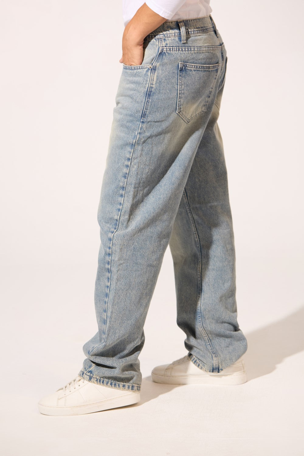 Men’s Denim Distressed Rip Pants