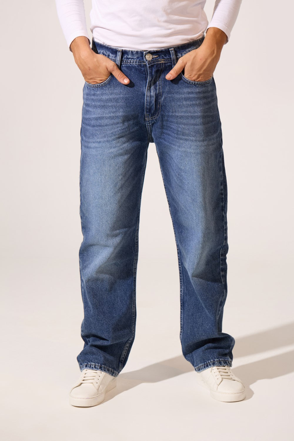 Men’s Denim Distressed Rip Pants