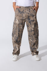Cargo Army Gabardine Men Trousers