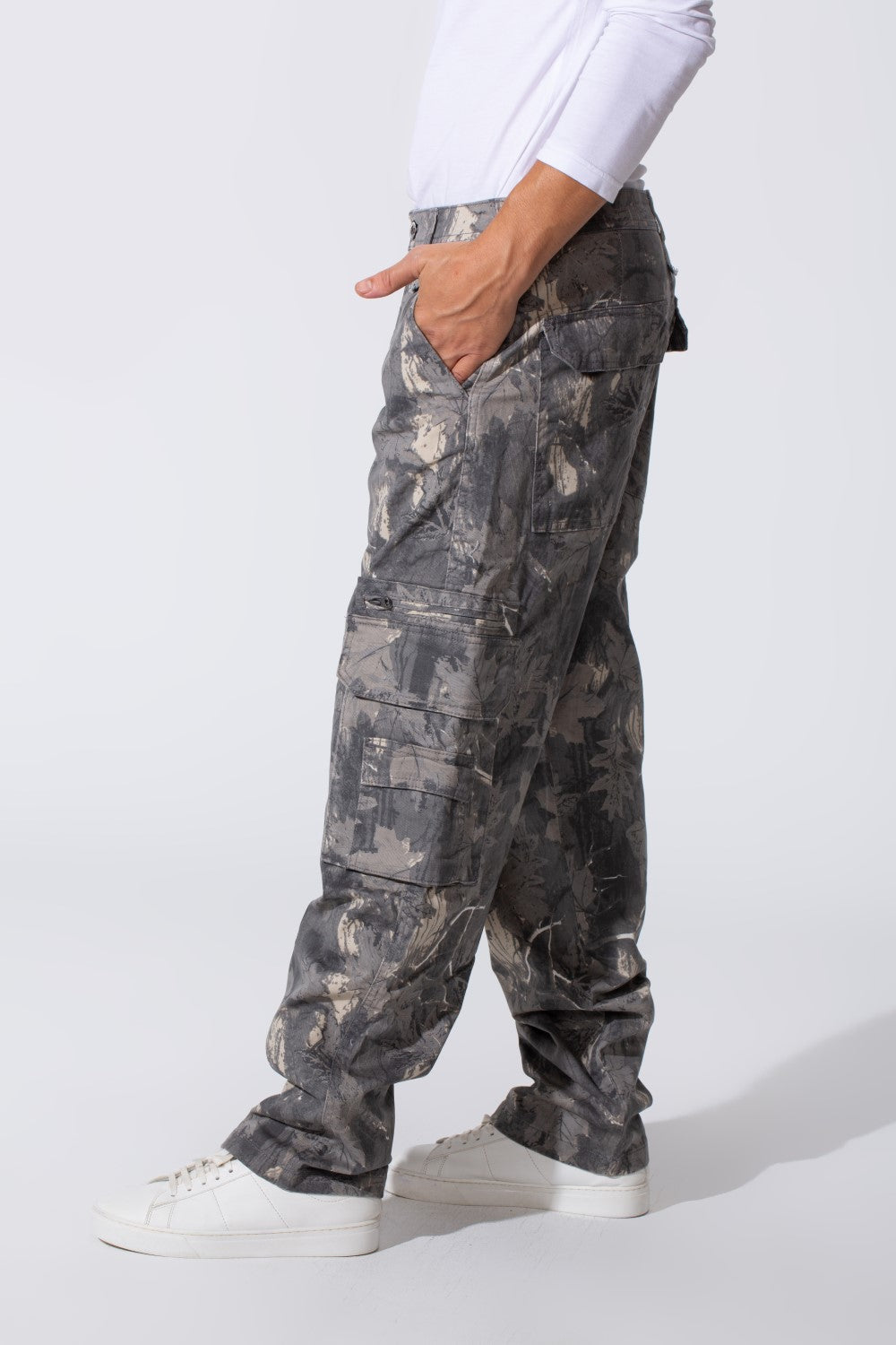 Cargo Army Gabardine Men Trousers