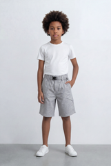 Boy's Utility Shorts With Adjustable Belt