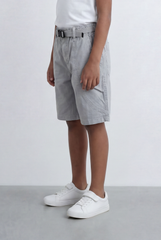 Boy's Utility Shorts With Adjustable Belt