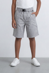 Boy's Utility Shorts With Adjustable Belt