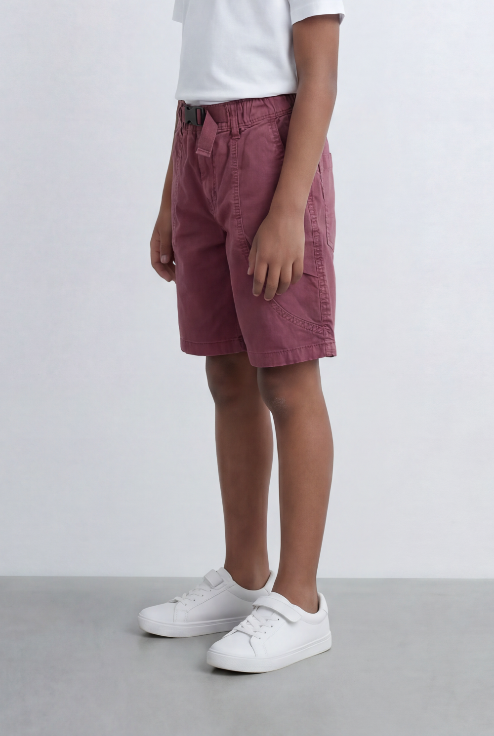 Boy's Utility Shorts With Adjustable Belt