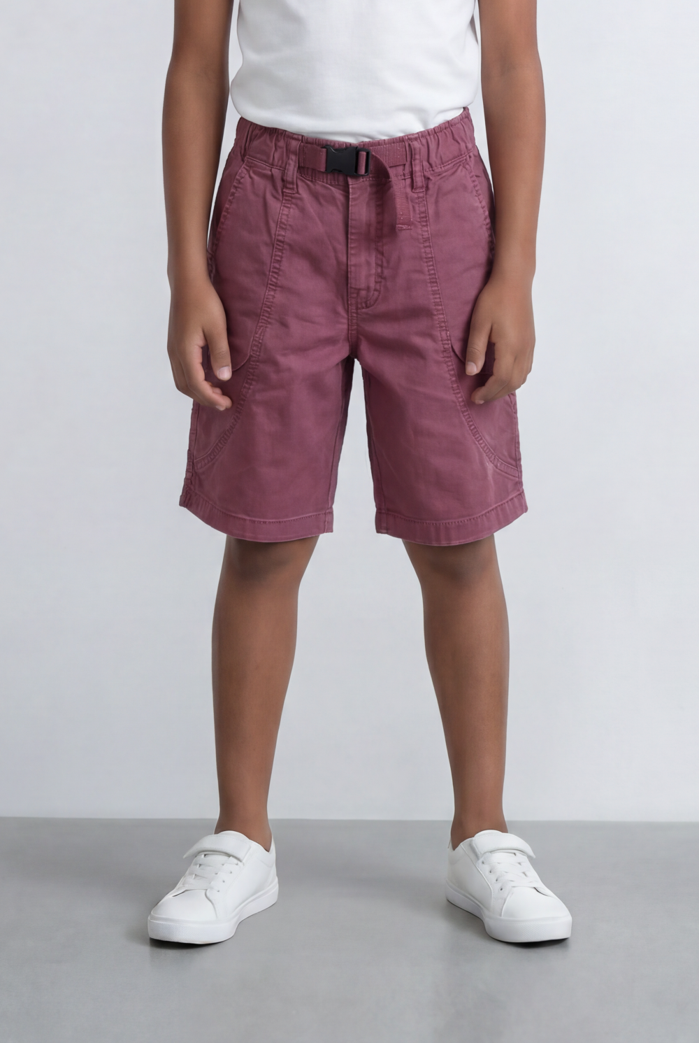 Boy's Utility Shorts With Adjustable Belt