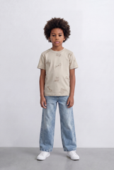 Boy's All Over Embroidery T-Shirt Everyday Style