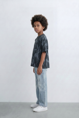 Boy's Graffiti Wash T-Shirt Casual Style