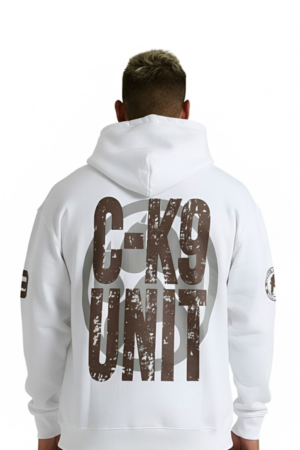 Corrupt Canine Savage Print Oversized Men Hoodie