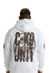 Corrupt Canine Savage Print Oversized Men Hoodie