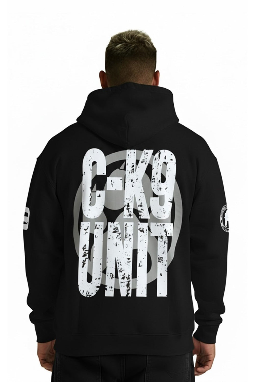 Corrupt Canine Savage Print Oversized Men Hoodie