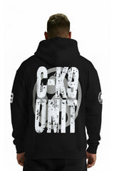 Corrupt Canine Savage Print Oversized Men Hoodie