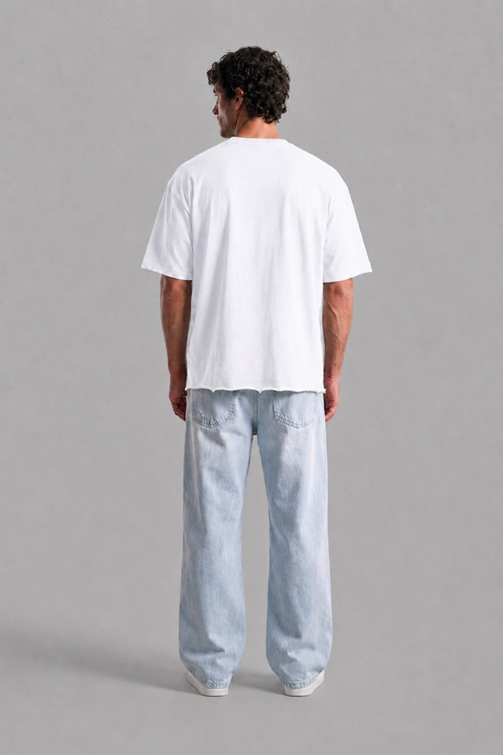 Men's Vintage Graphic White Oversized T-Shirt | Tomatos