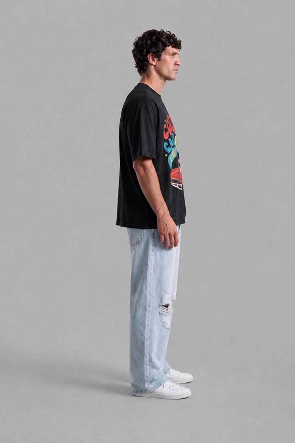 Men's Vintage Graphic Oversized T-Shirt | Tomatos