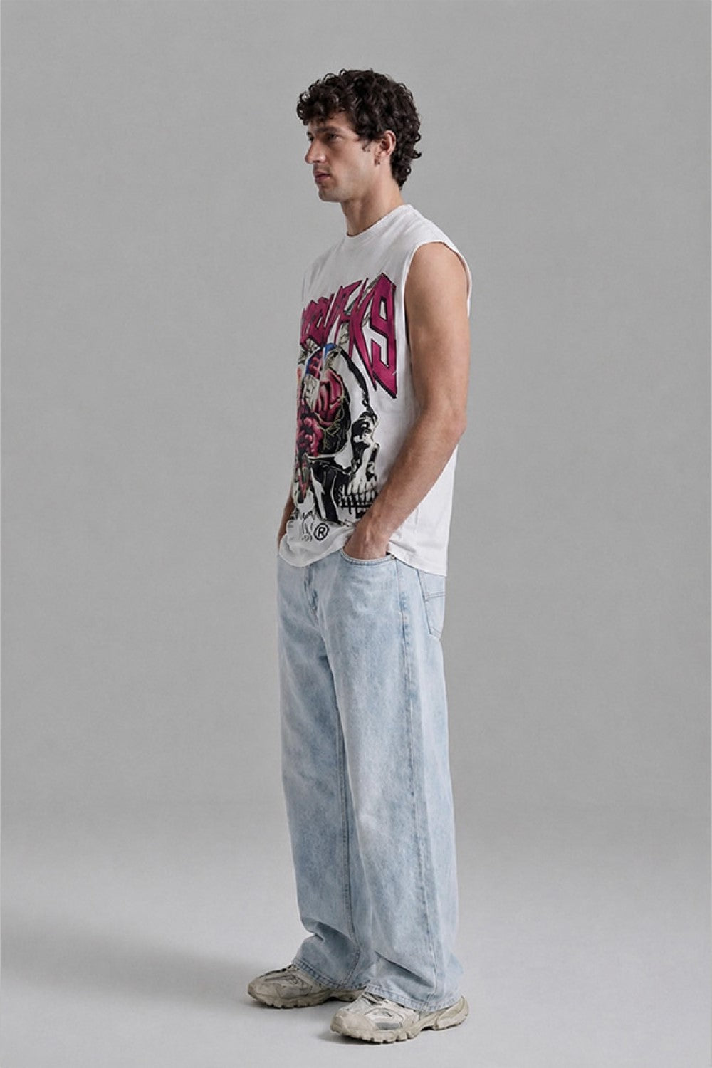 Men’s Graphic Sleeveless Tank Top