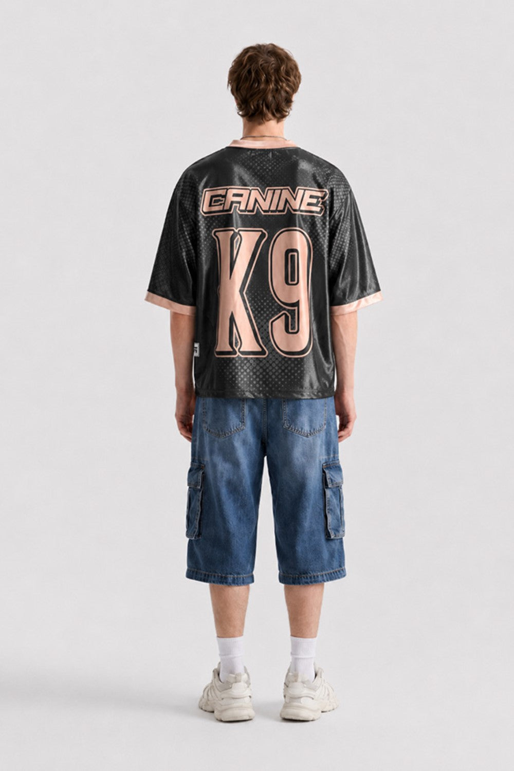 Men’s Oversized Y2K V-Neck Jersey