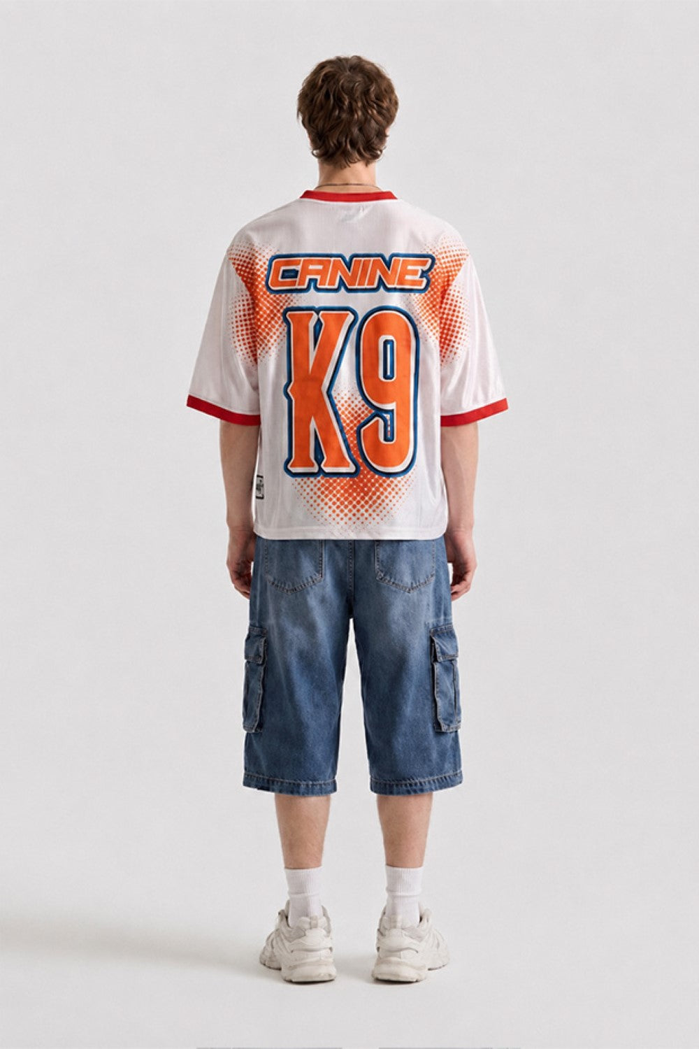 Men’s Oversized Y2K V-Neck Jersey