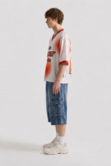 Men’s Oversized Y2K V-Neck Jersey