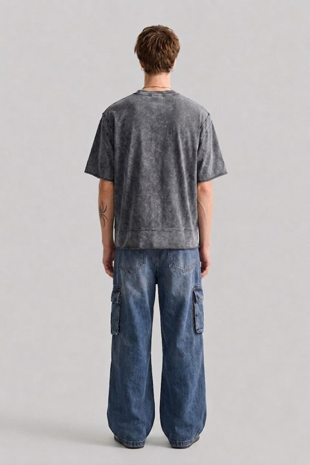Vintage Men's Oversized Acid Wash T-Shirt