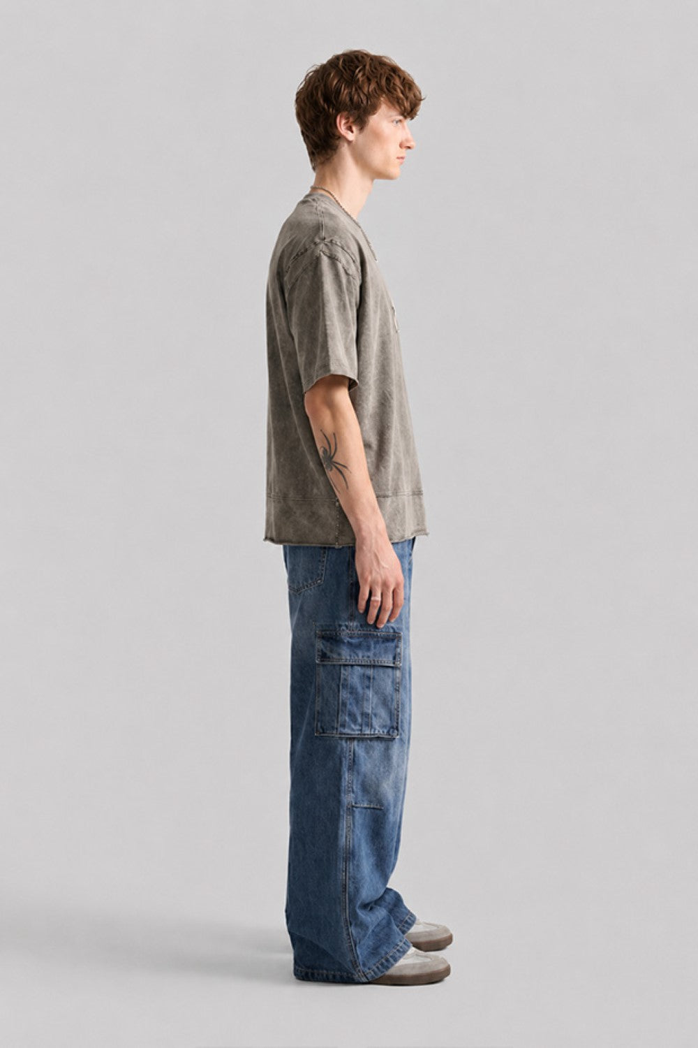 Vintage Men's Oversized Acid Wash T-Shirt