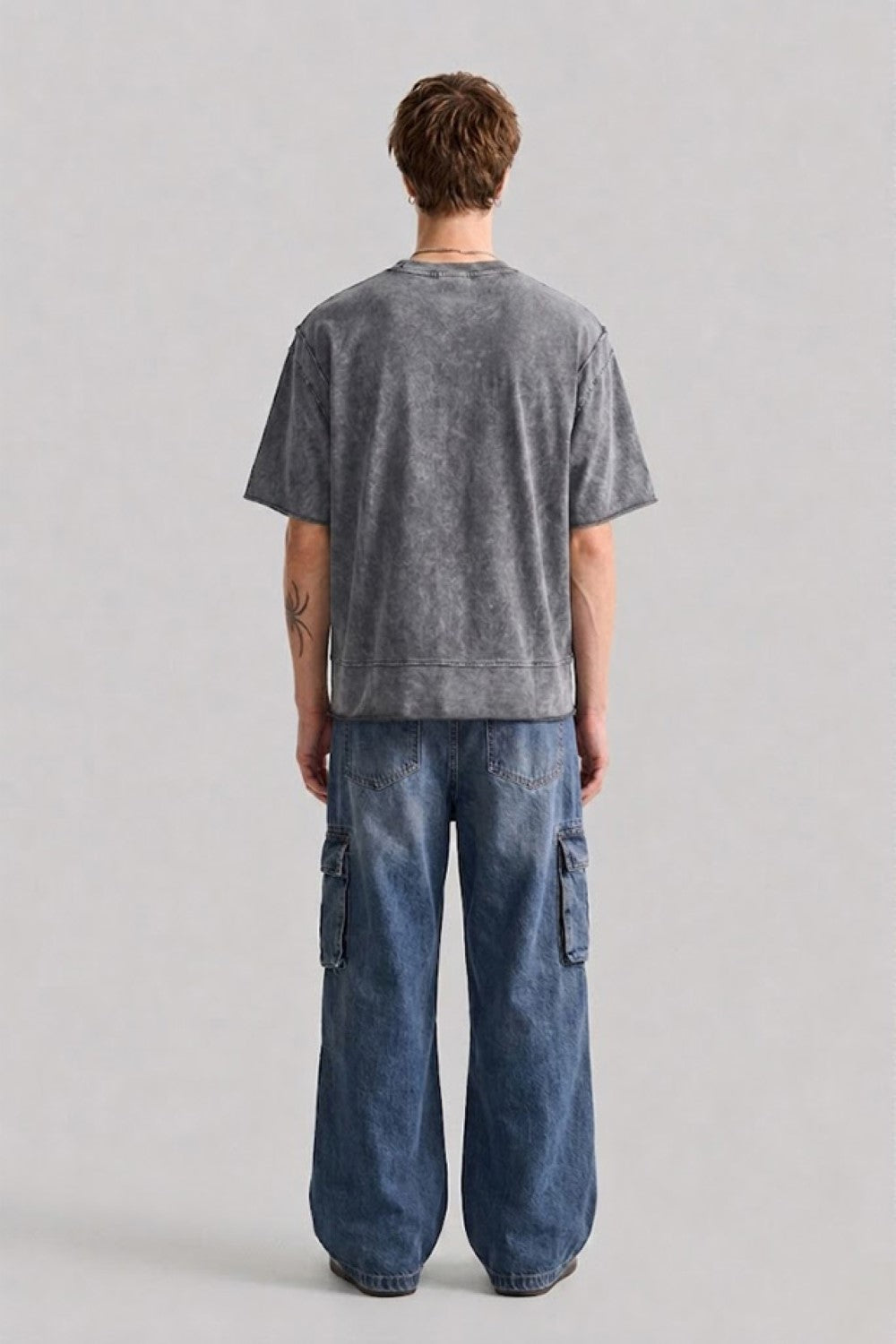 Vintage Men's Oversized Acid Wash T-Shirt