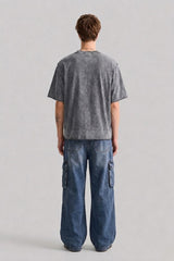 Vintage Men's Oversized Acid Wash T-Shirt