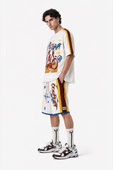 Tomatos Men's Graphic Mesh Basketball Shorts | Streetwear