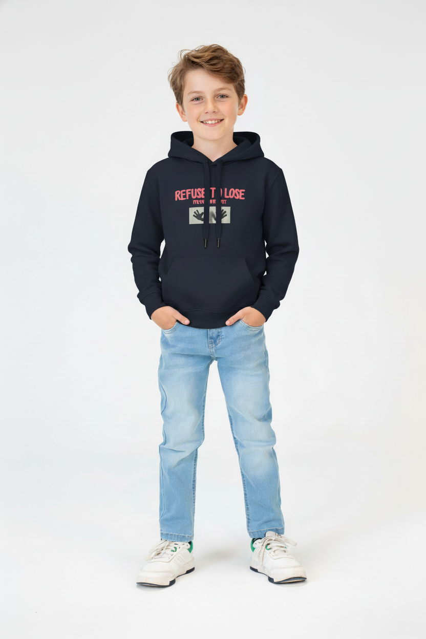 Boy's Melton Hoodie Regular Fit