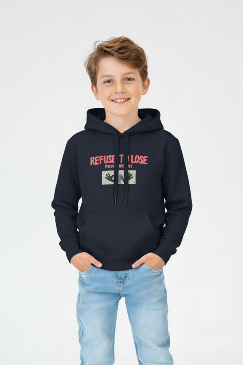 Boy's Melton Hoodie Regular Fit