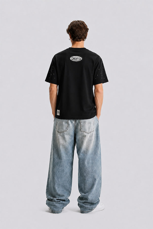Tomatos Men's Oversized Grillz Graphic Tee | Heavyweight T-Shirt
