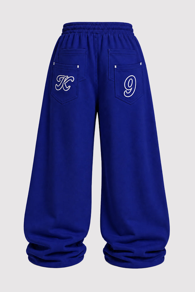 Tomatos Men's Wide-Leg Sweatpants | Oversized Fleece Pants