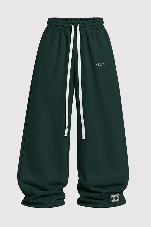 Tomatos Men's Wide-Leg Sweatpants | Oversized Fleece Pants